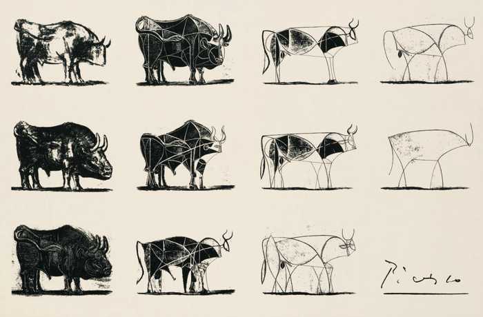 Bulls by Pablo Picasso Emerald